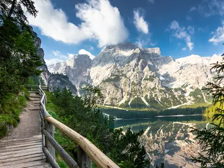 Hiking in the Dolomites