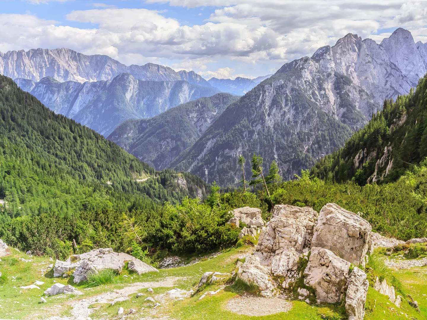 Vršič Pass to Slemenova Špica
